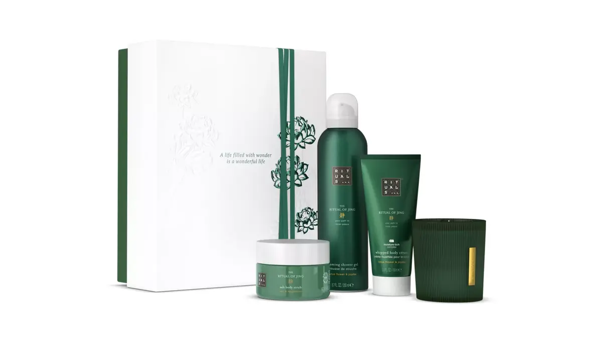 Packshot Ritual-Set in Grün
