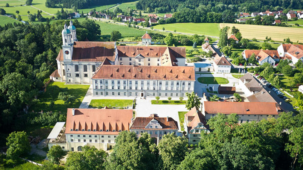 Kloster Holzen aus der Vogelperspektive
