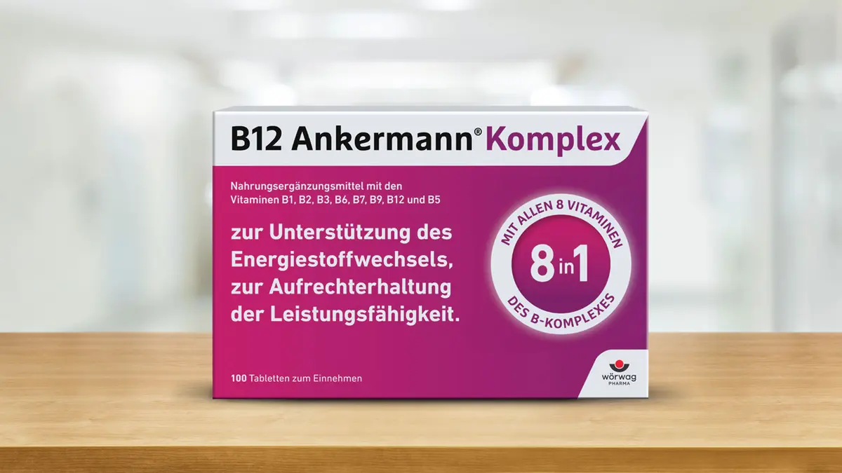 Verpackung von B12 Ankermann Komplex auf dem HV-Tisch