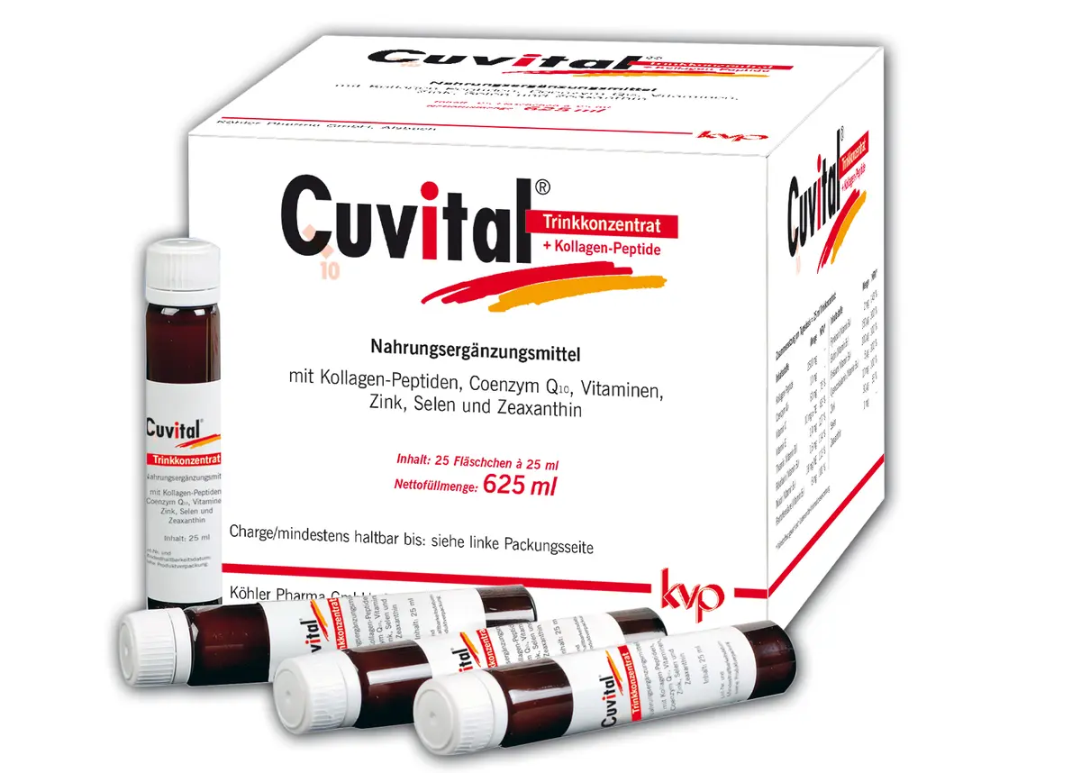 Packung und Fläschchen von Cuvital