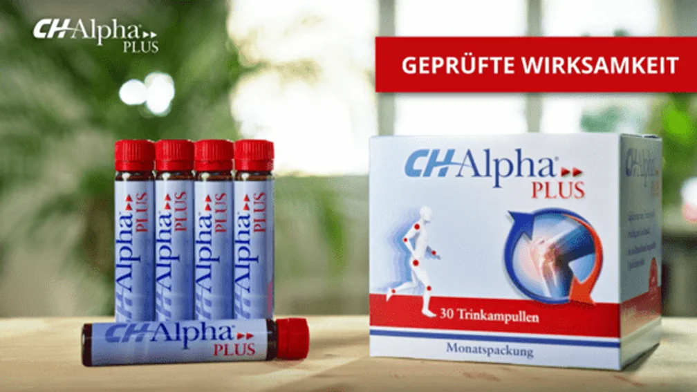 Screenshot zur Werbespot von CH-Alpha plus