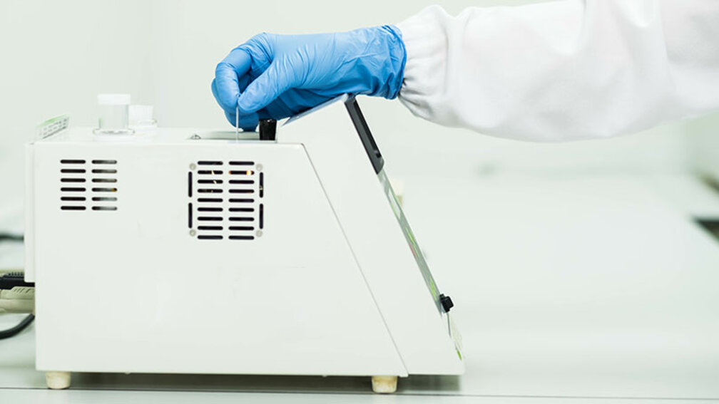 Gerät zum Schmelzpunkt bestimmen