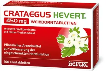 Packung Crataegus Hevert 450 mg Weißdornextrakt