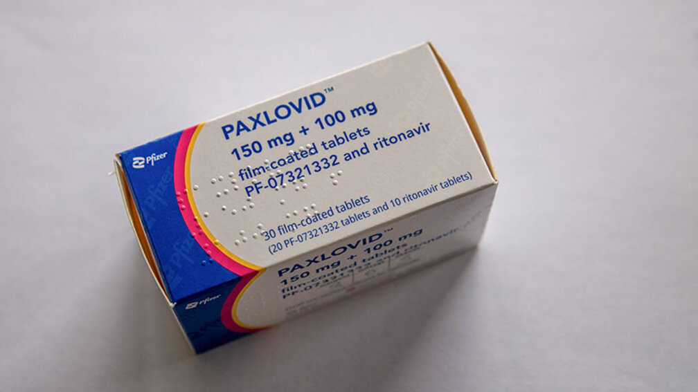 Eine Packung Paxlovid
