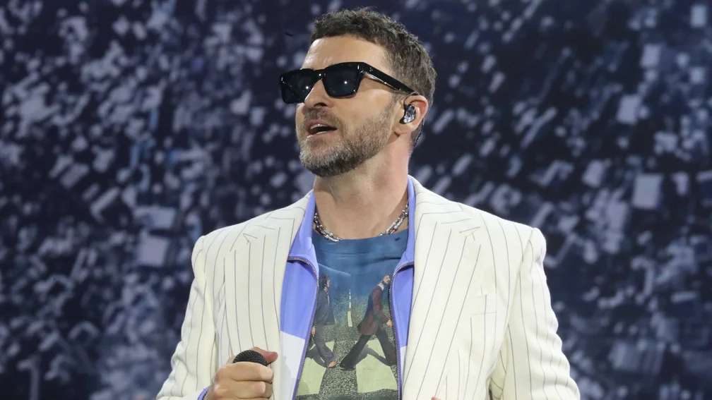 Popstar Justin Timberlake auf Tournee