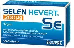 Packshot Selen Hevert 200 μg