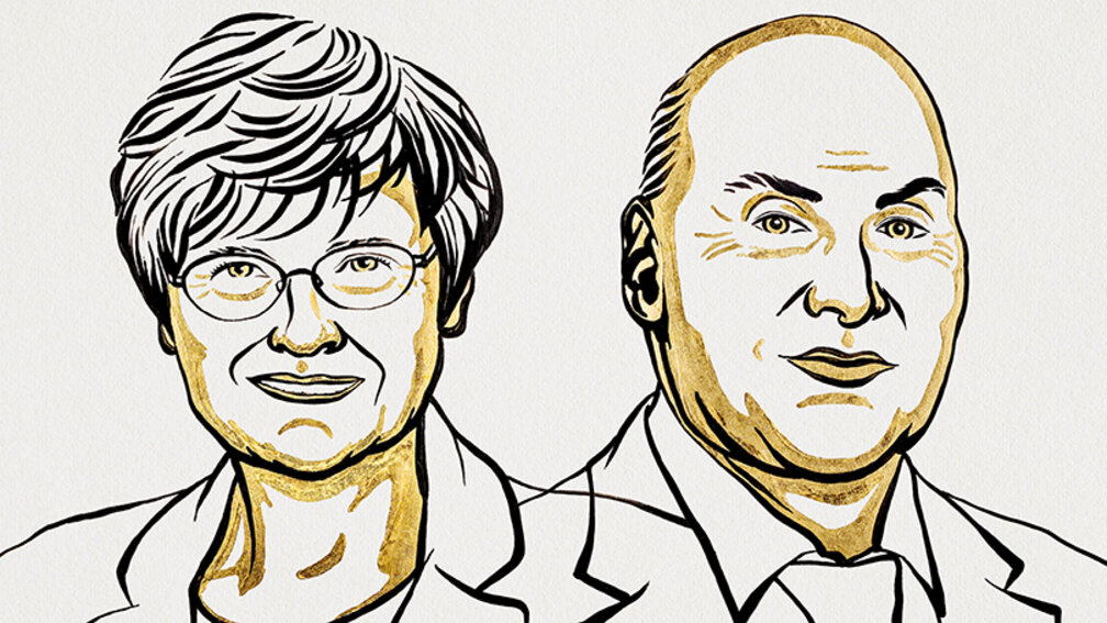Karikatur der Nobelpreisträger 2023