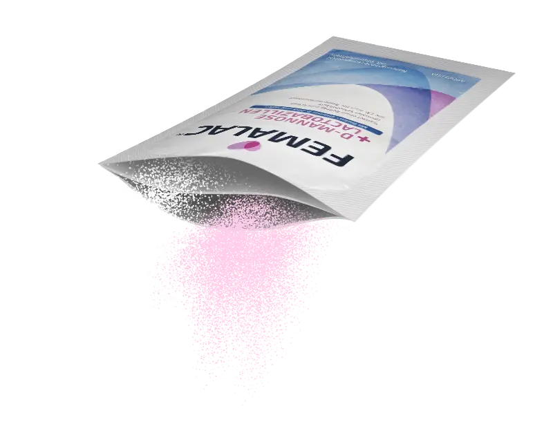 Darstellung des Dppelkammersystems der Sachets von Femalac