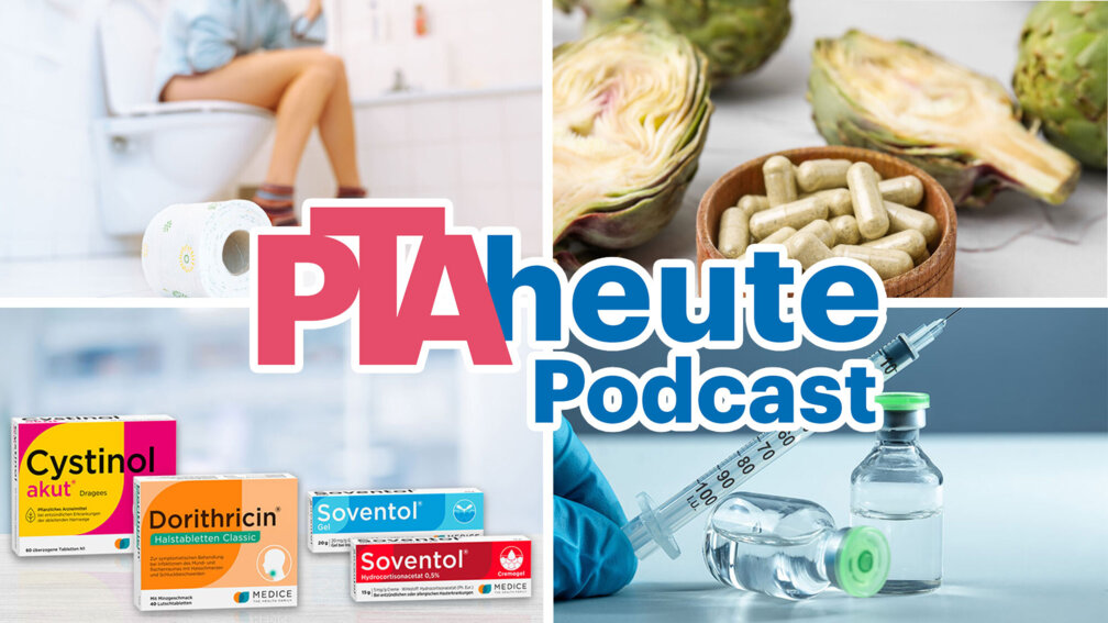 Podcast Titelbild, Bildercollage